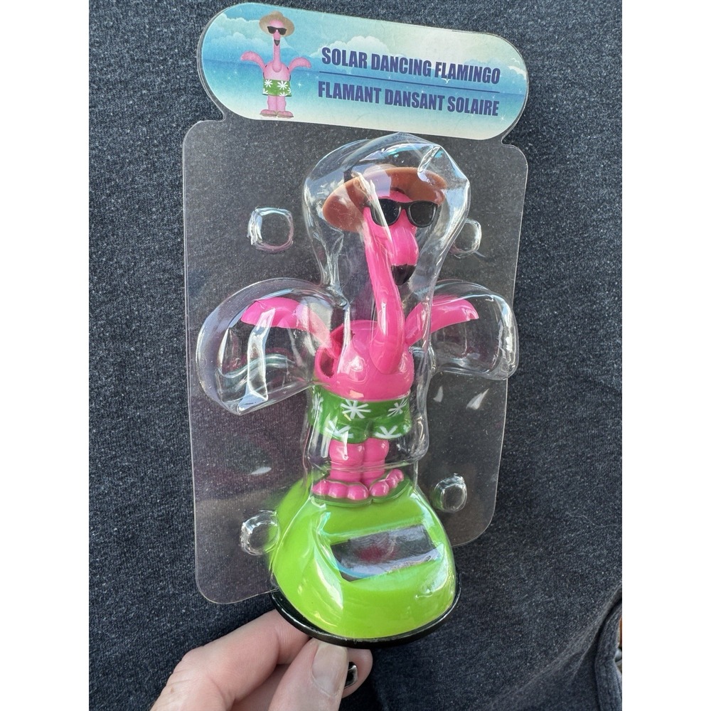 New Solar-Powered Dancing Flamingo with Sunglasses - Picture 4 of 8